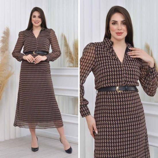 184939 Patterned DRESS