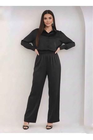 184943 SİYAH TAKIM SATEN