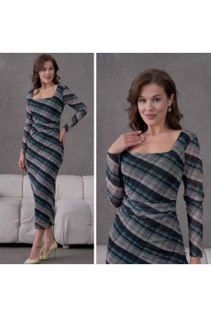 184953 DESENLİ ELBİSE