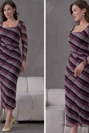 184954 Patterned DRESS