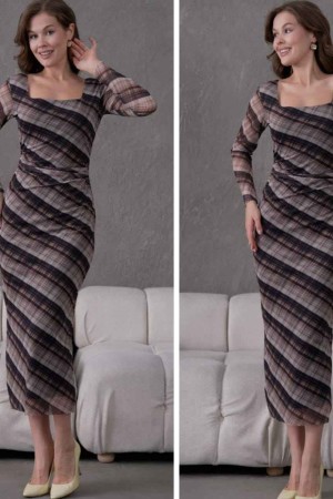 184955 Patterned DRESS