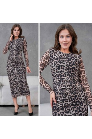 184957 DESENLİ ELBİSE