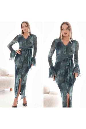 184958 DESENLİ ELBİSE