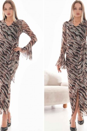 184960 DESENLİ ELBİSE