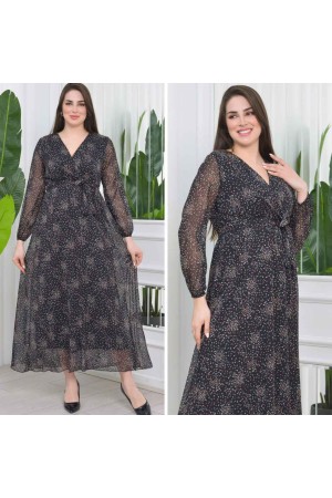 184973 DESENLİ ELBİSE