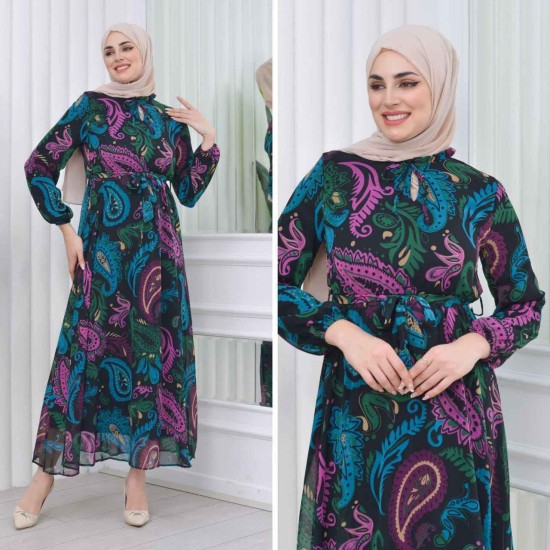 184975 Patterned DRESS