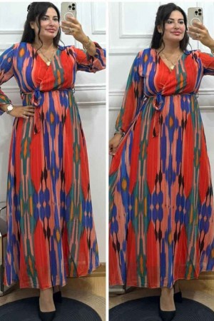 184982 Patterned DRESS
