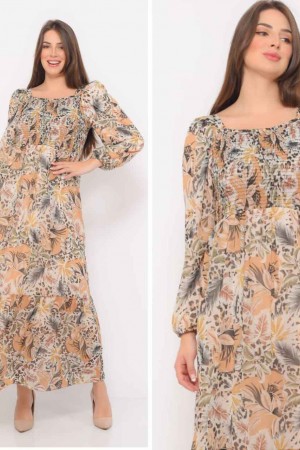 184984 Patterned DRESS