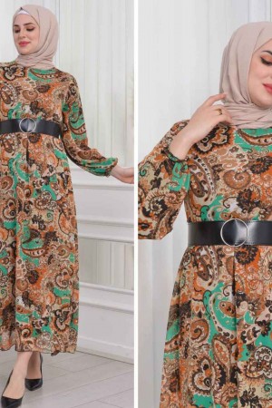 184985 Patterned DRESS