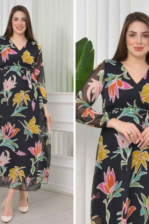 184989 Patterned DRESS