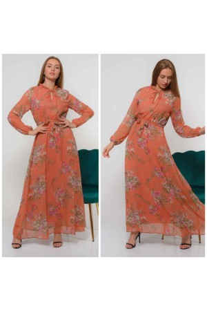 184992 DESENLİ ELBİSE