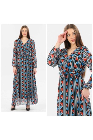 184996 DESENLİ ELBİSE