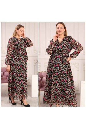 184997 DESENLİ ELBİSE