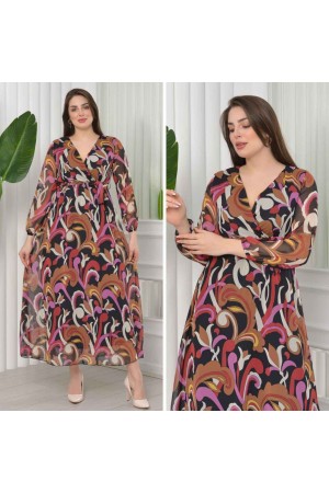 184998 DESENLİ ELBİSE