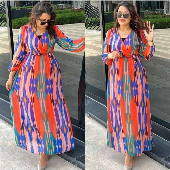 185002 Patterned DRESS