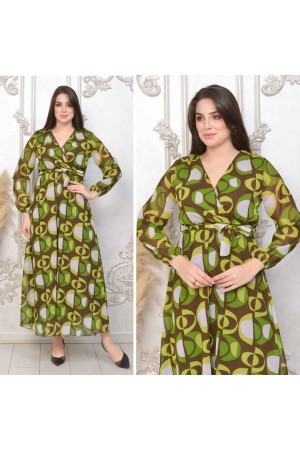 185004 DESENLİ ELBİSE