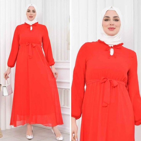 185005 NAR ÇİÇEĞİ ELBİSE