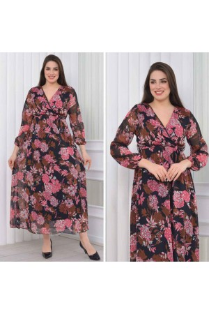 185010 DESENLİ ELBİSE