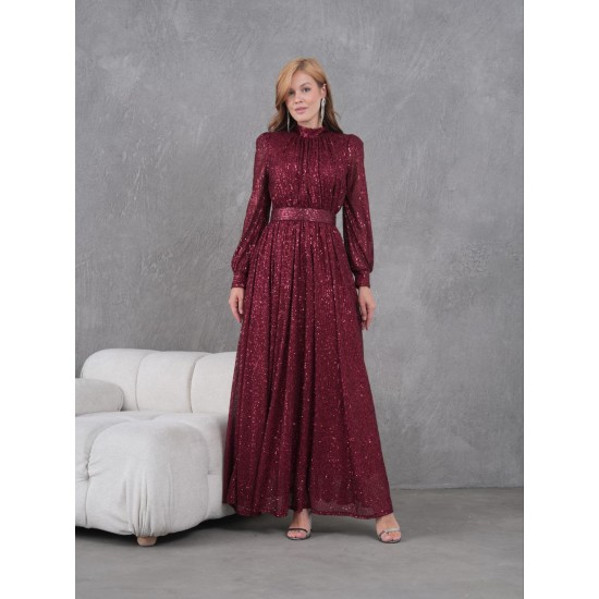 185037 Burgundy "Evening dress"