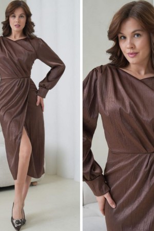 185040 KAHVE ELBİSE