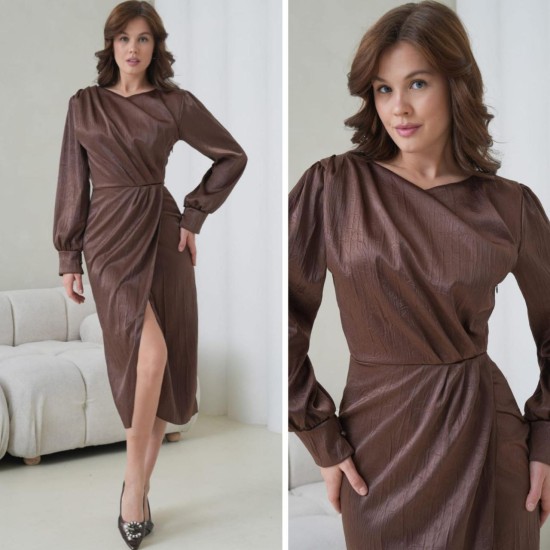 185040 KAHVE ELBİSE