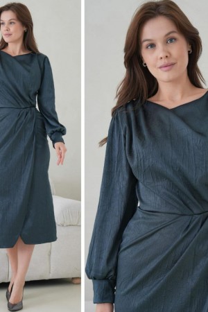 185045 ZÜMRÜT YEŞİL ELBİSE