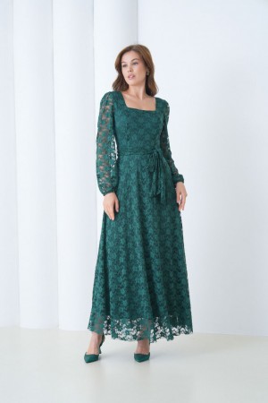 185048 "Emerald green" "Evening dress"