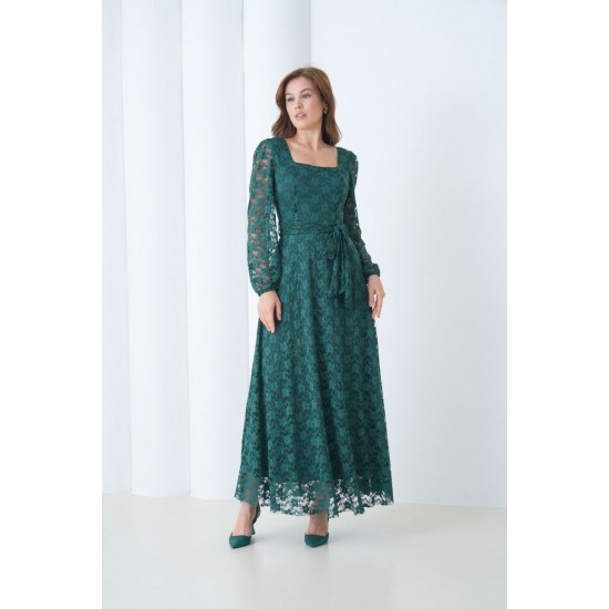 185048 "Emerald green" "Evening dress"