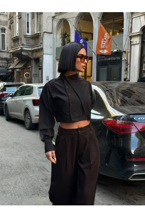 185086 SİYAH GÖMLEK