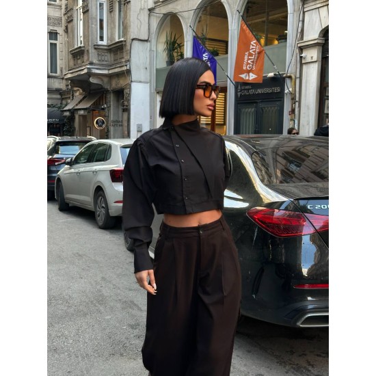 185086 SİYAH GÖMLEK