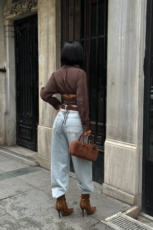 185088 KAHVE GÖMLEK