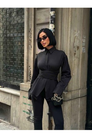 185096 SİYAH GÖMLEK