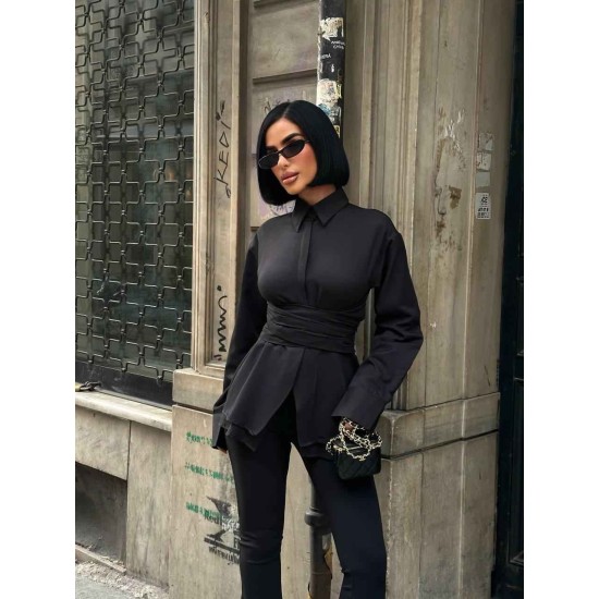 185096 SİYAH GÖMLEK