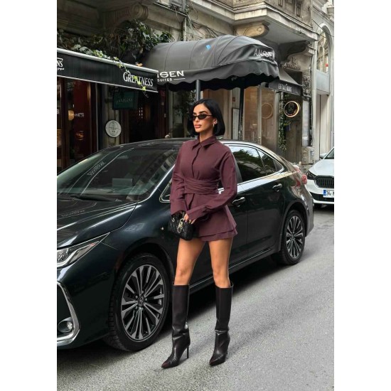 185097 KAHVE GÖMLEK