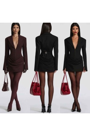 185102 SİYAH ELBİSE