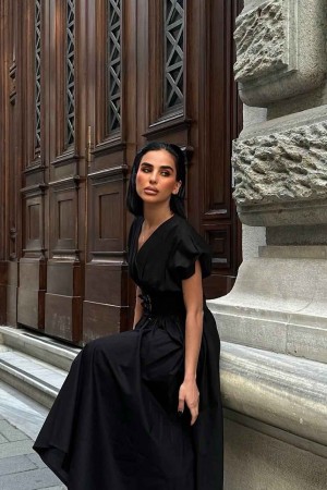 185107 SİYAH ELBİSE