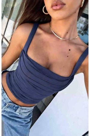 185159 LACİVERT BLUZ