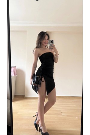 185186 SİYAH ELBİSE