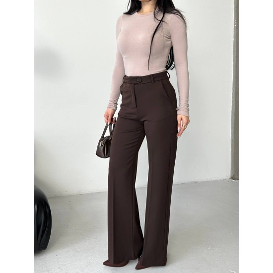 185249 KAHVE PANTOLON