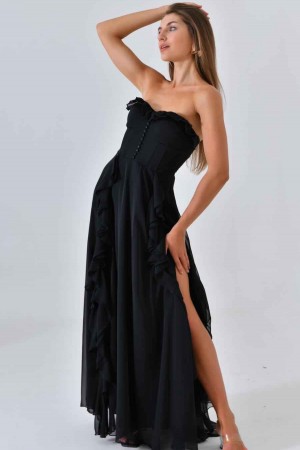 200002 black Evening dress
