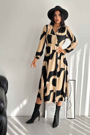 200113 patterned DRESS