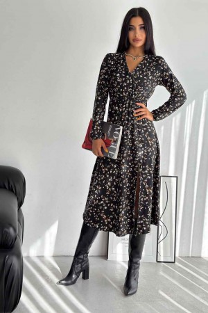 200118 TOPTAN DESENLİ ELBİSE