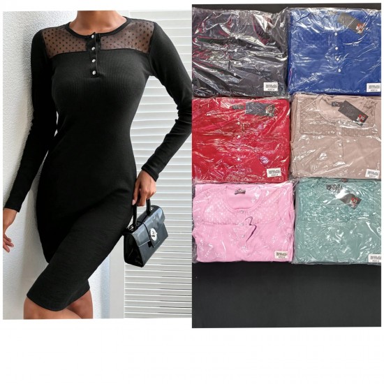 200127 TOPTAN SU YEŞİL ELBİSE