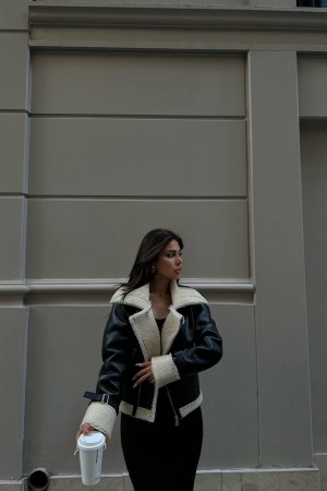 200151 TOPTAN SİYAH KABAN