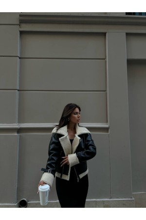 200151 TOPTAN SİYAH KABAN