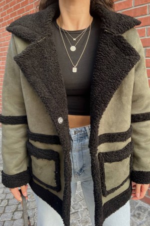 200161 TOPTAN HAKİ KABAN