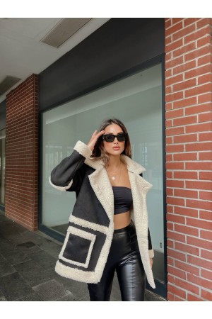 200163 TOPTAN SİYAH KABAN