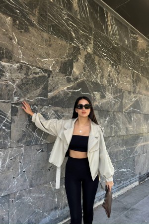 200165 beige TRENCH COAT