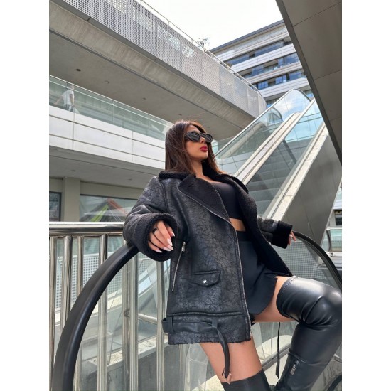 200172 TOPTAN SİYAH KABAN