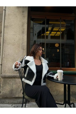 200175 TOPTAN SİYAH KABAN